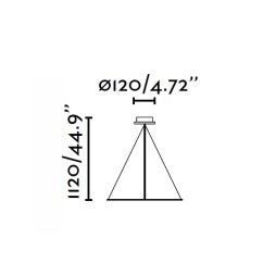 Kit de suspensión plafón Cocotte pequeño blanco Faro